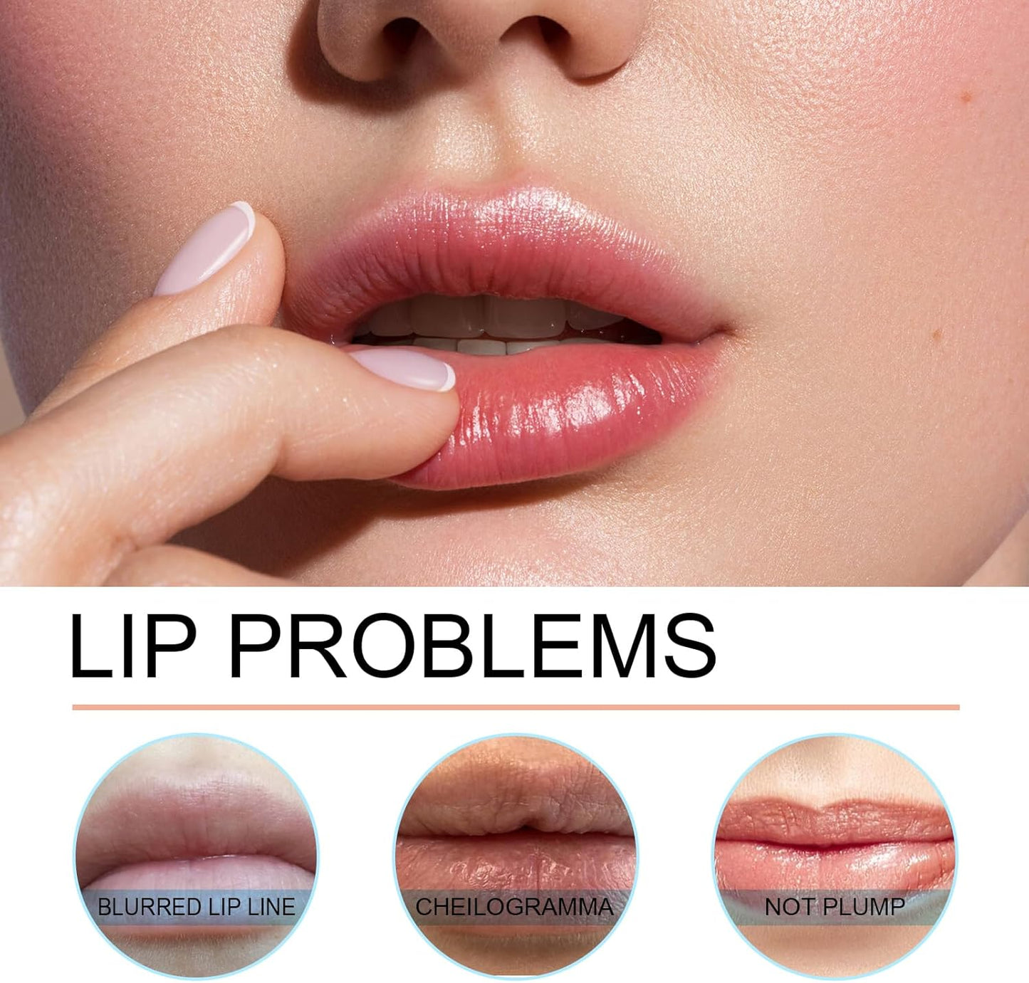 2-Piece Waterproof Lip Liner Tattoo – Long-Lasting Lip Stain Pencil (Dark Brown)