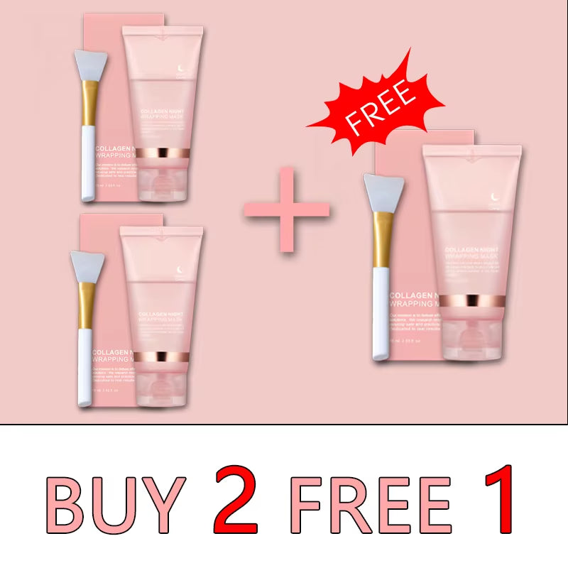 5-Pack Korean Collagen Peel-Off Masks – Firming, Hydrating & Brightening Skincare