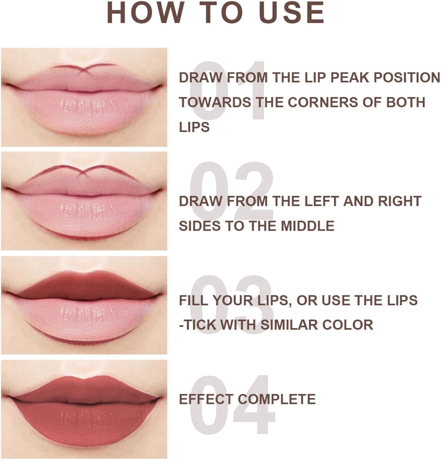 12-Piece Waterproof Lip Liner Set – Matte, Longwear & High-Pigment Nude Shades