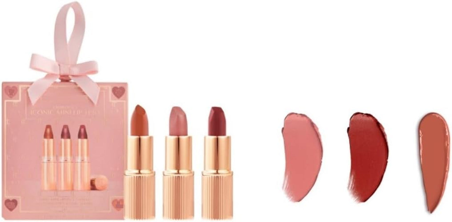 CHARLOTTE'S NEW! ICONIC MINI LIP TRIO LIMITED EDITION KIT XMAS'23