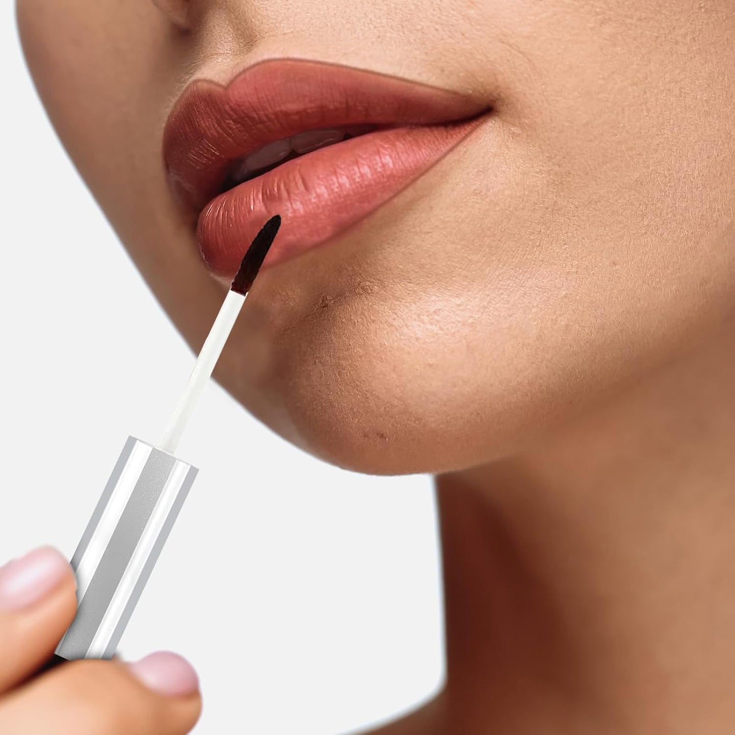 2-Piece Waterproof Lip Liner – Removable, Long-Lasting, Dark Brown