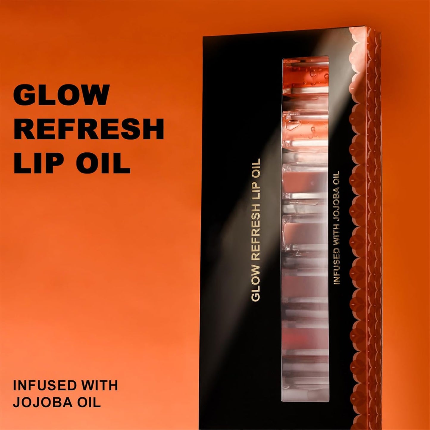 7-Piece Hydrating Lip Glow Oil Set – Moisturizing, Plumping & Long-Lasting