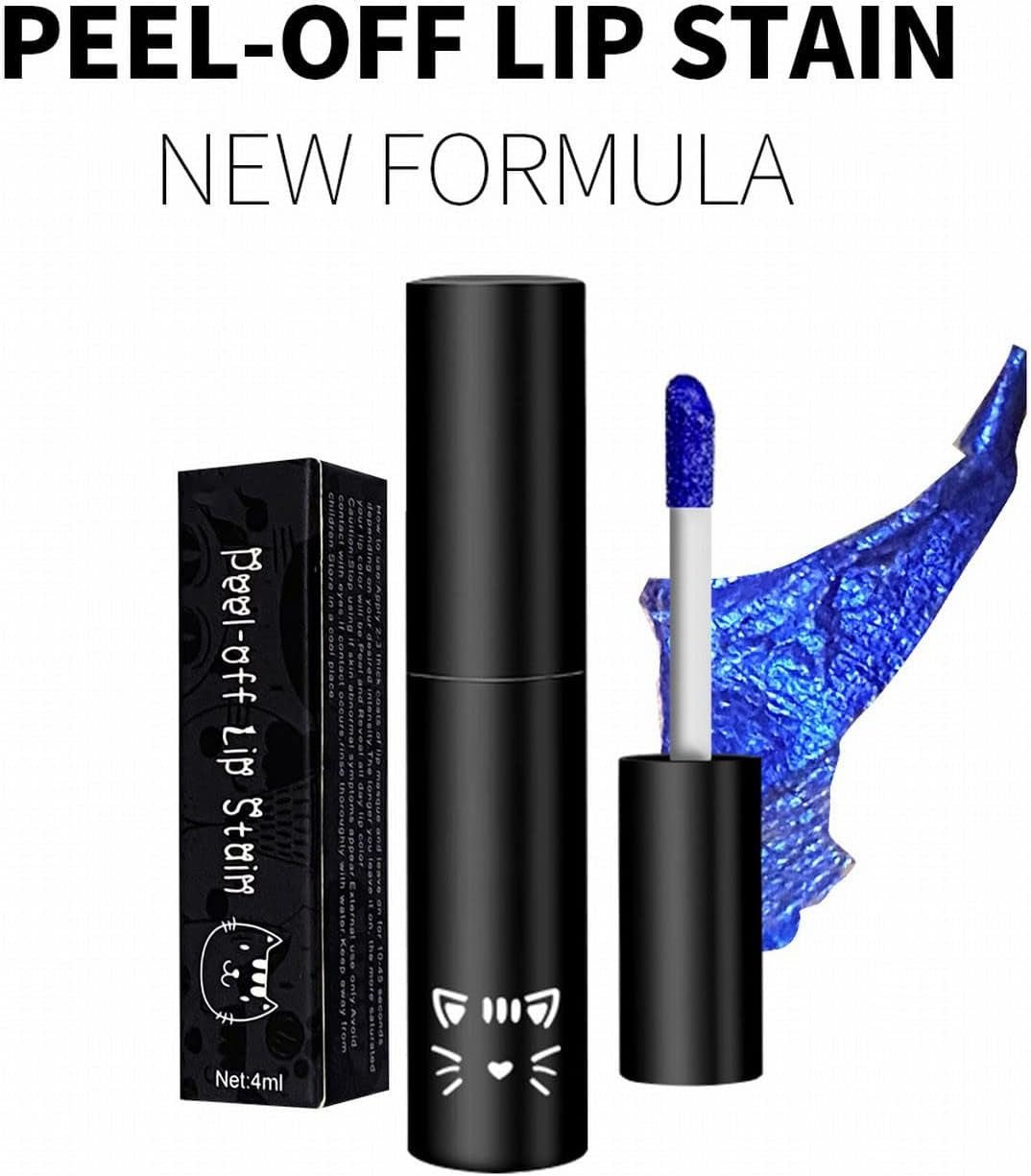 5-Color Peel-Off Lip Stain Set – Long-Lasting, Waterproof & Non-Stick Tint for Women