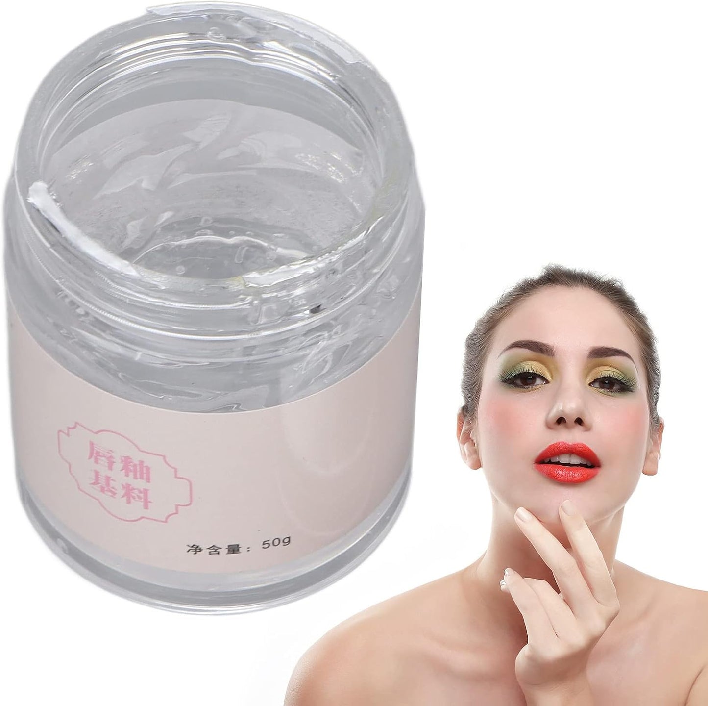 Professional Lip Gloss Base Gel – Moisturizing DIY Lip Balm Material (50g)