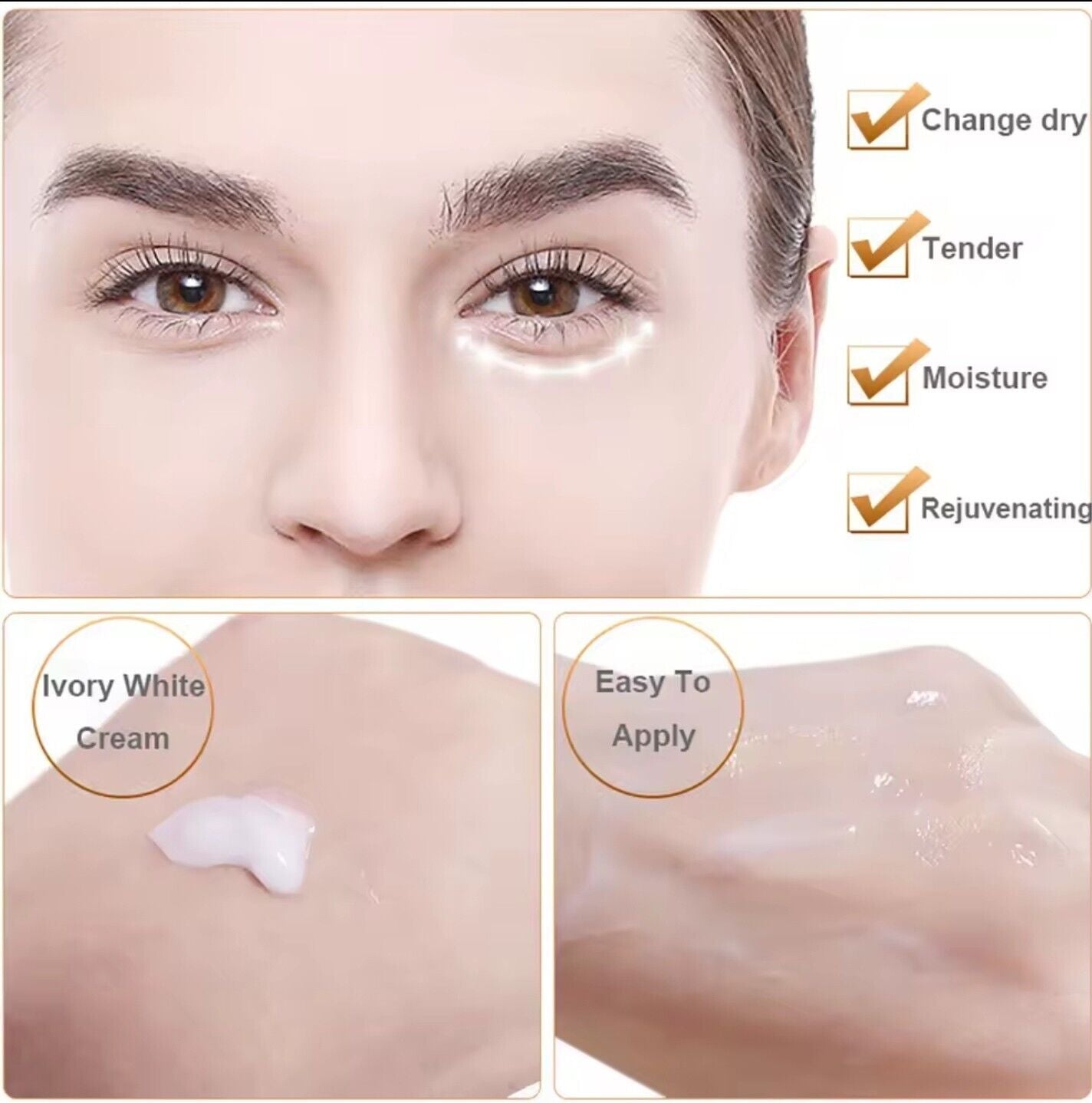 Instant Remove Wrinkle Eye Cream Eye Bags Dark Circles anti Puffiness Firm Serum