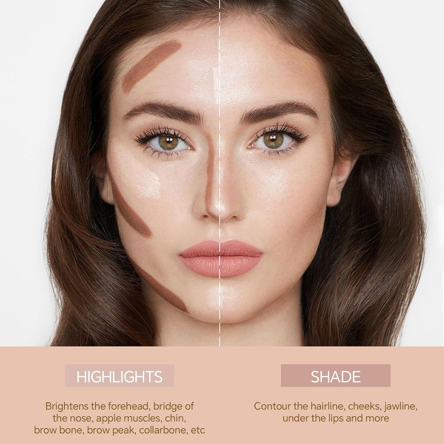 No Limits 2-in-1 Bronzer & Highlighter Stick – Waterproof, 4.4g+4.4g