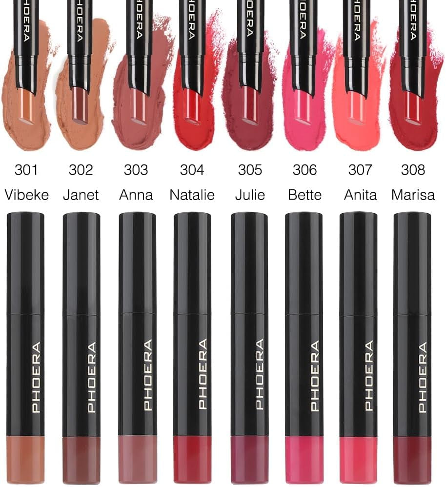 Ultra Matte Lipstick – 24Hr Wear, Waterproof, Smudge-Proof, Hypoallergenic (303 ANNA)