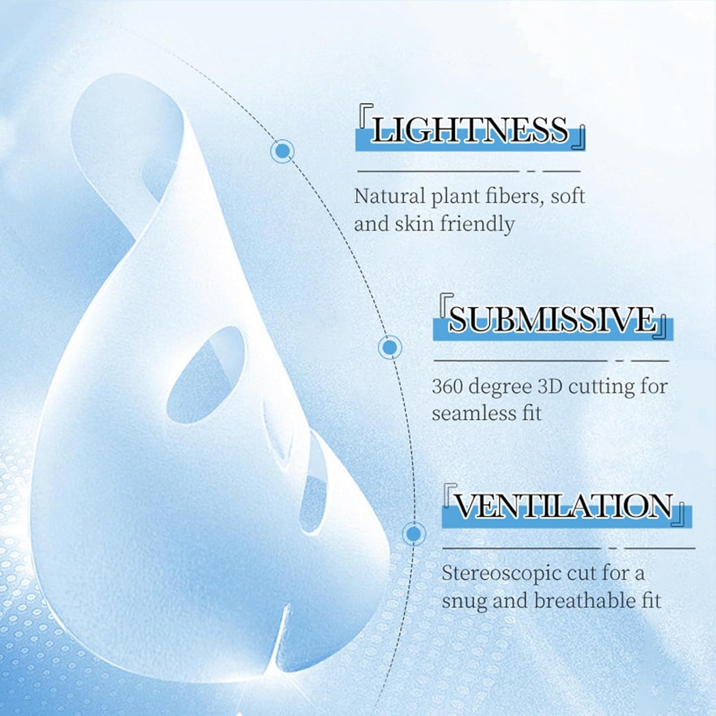 6PCS Deep Collagen Face Masks – Hydrating Overnight Skincare Treatment