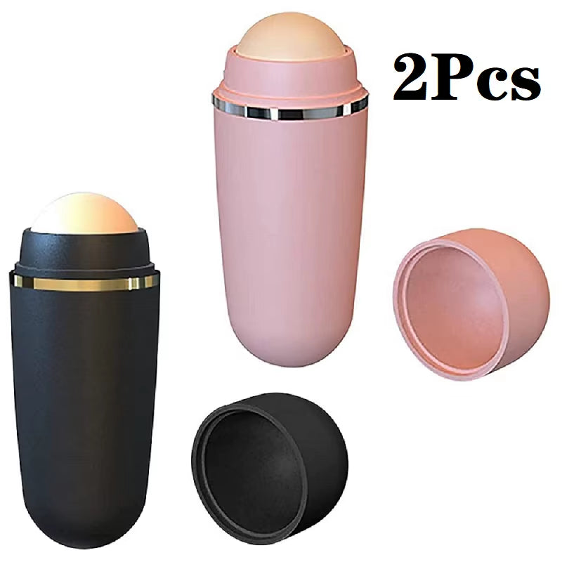 Volcanic Oil-Absorbing Roller – Portable, Reusable Shine Control for Oily Skin