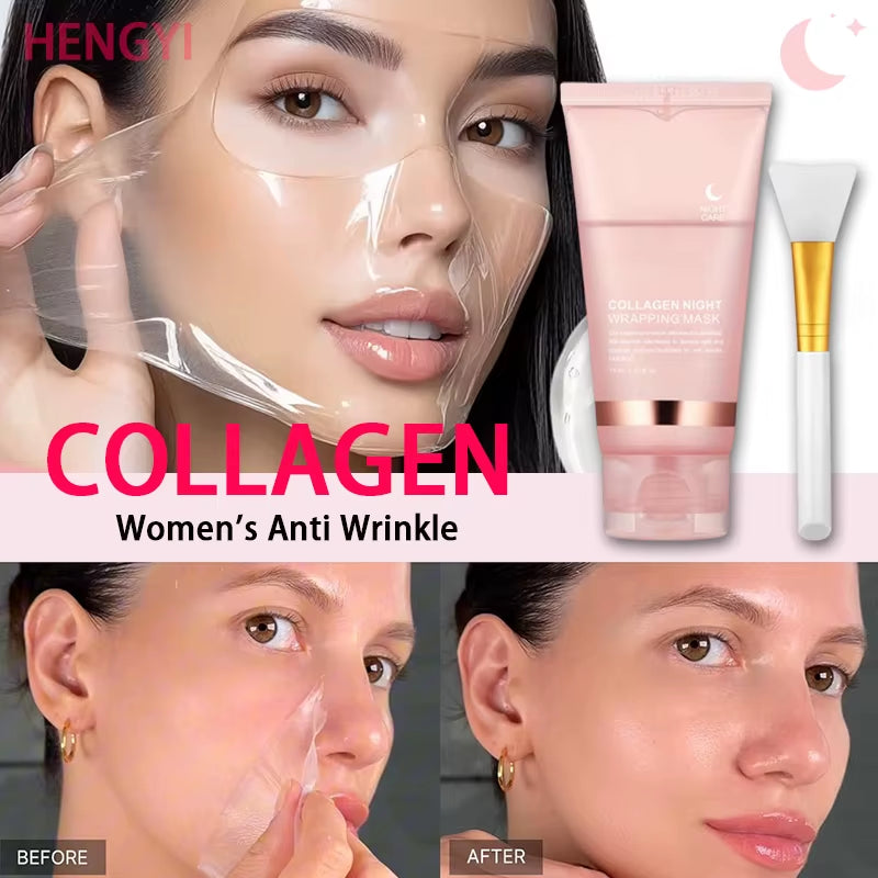 5-Pack Korean Collagen Peel-Off Masks – Firming, Hydrating & Brightening Skincare
