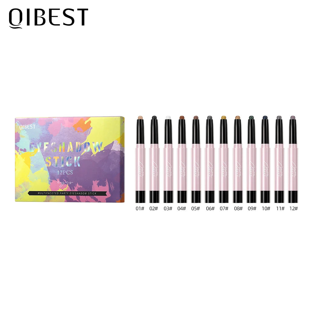 Pearlescent Silkworm  Pen Waterproof  Pencil Glitter Matte Nude Gold Eye Shadow Pen Pigment Cosmetics