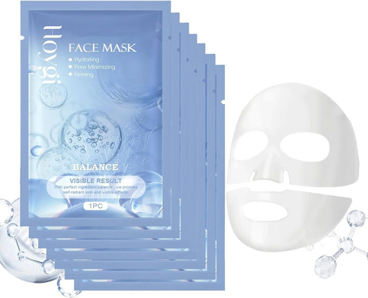 7PCS Collagen Face Masks – Hydrating, Firming, Pore-Refining Overnight Treatment