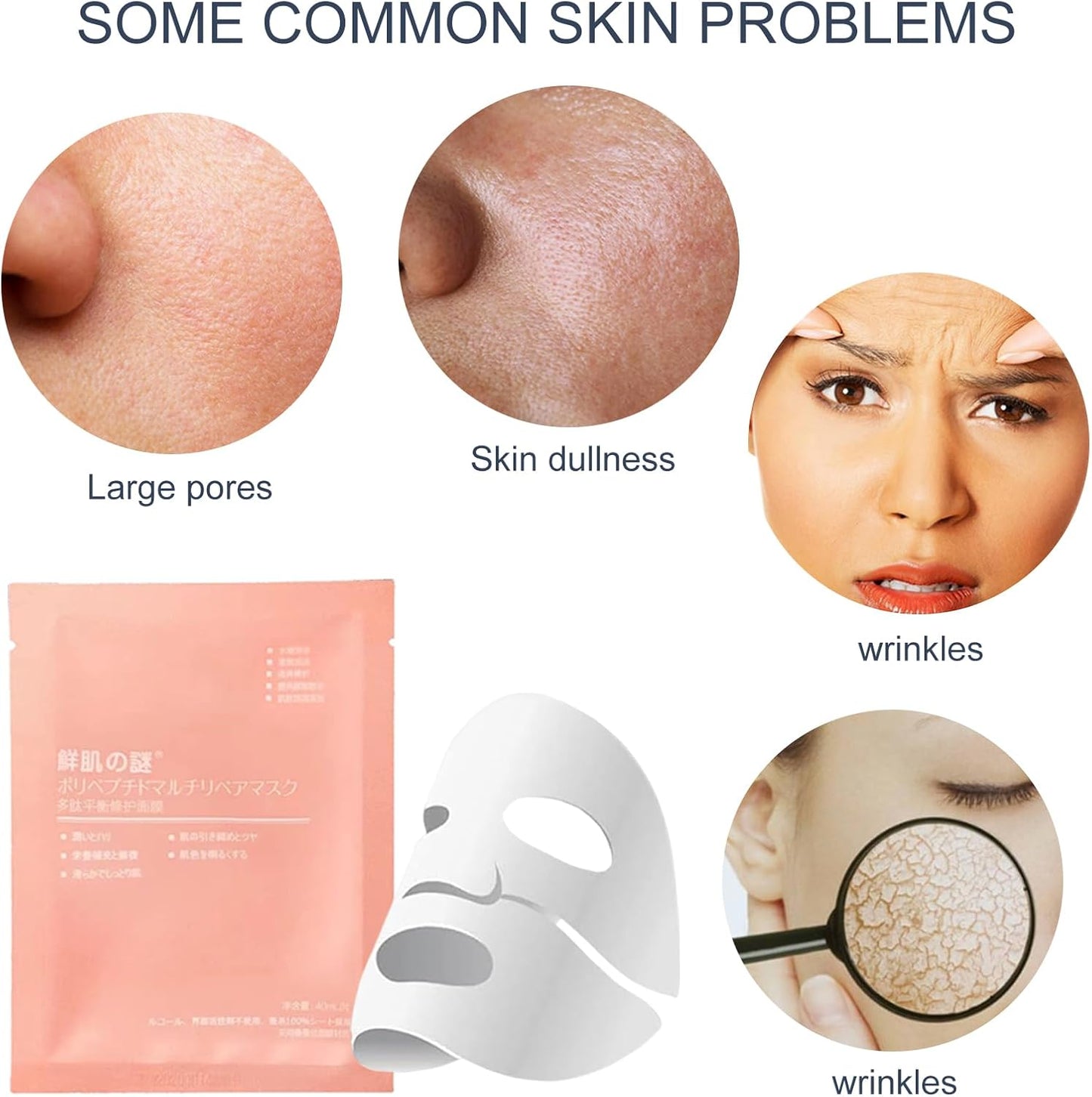 Bio-Dance Collagen Mask Overnight, Bio Collagen Face Mask, Bio-Collagen Real Deep Mask, Collagen Glow Mask, Deep Moisturizing Sleeping Mask, Suitable for All Skin Types (5 Pieces)