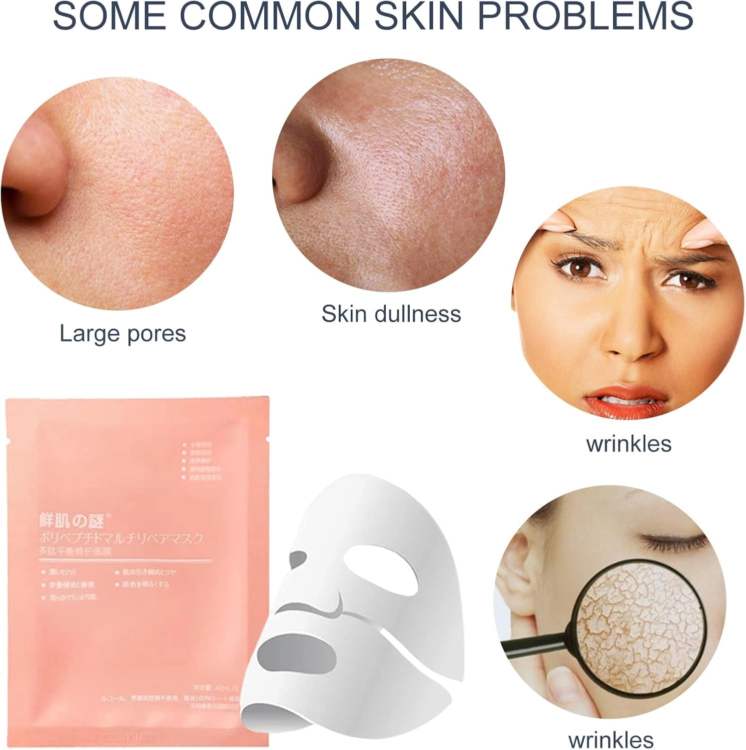 Bio-Dance Collagen Mask Overnight, Bio Collagen Face Mask, Bio-Collagen Real Deep Mask, Collagen Glow Mask, Deep Moisturizing Sleeping Mask, Suitable for All Skin Types (5 Pieces)